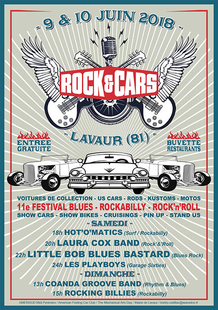 Festival ROCK'&'CARS le 09 juin 2018 à Lavaur (81)