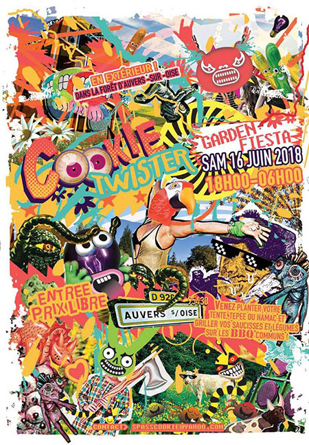 Cookie Twister Garden Fiesta le 16 juin 2018 à Auvers-sur-Oise (95)
