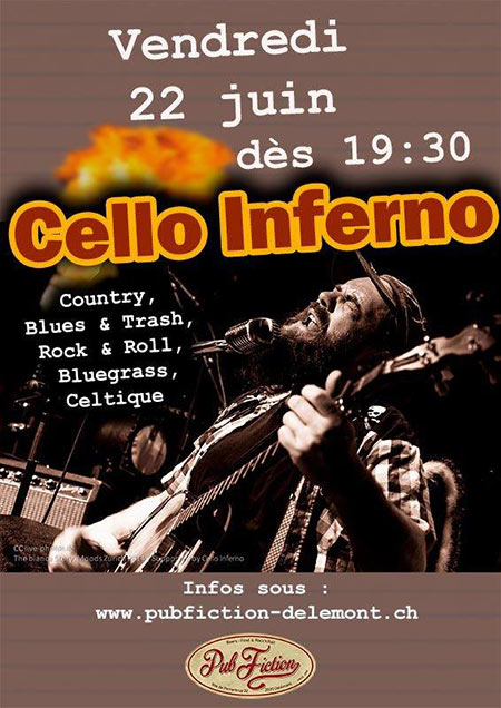 Cello Inferno le 22 juin 2018 à Delémont (CH)