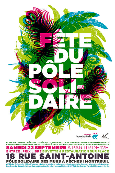 Fête du Pôle Solidaire le 22 septembre 2018 à Montreuil (93)