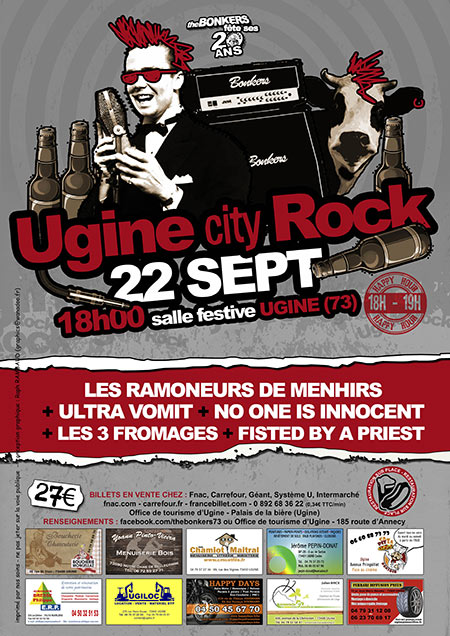 Festival Ugine City Rock le 22 septembre 2018 à Ugine (73)