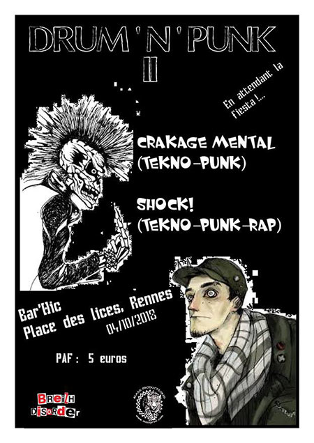 Drum N' Punk 2 au Bar'Hic le 04 octobre 2018 à Rennes (35)