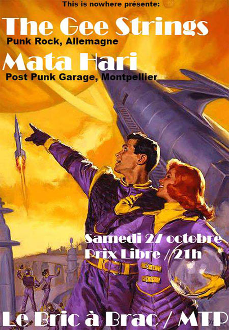 The Gee Strings + Mata Hari au Bric à Brac le 27 octobre 2018 à Montpellier (34)