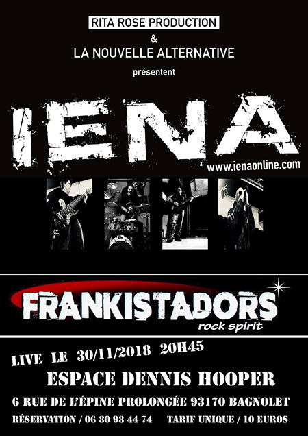 Iena et Frankistadors en concert le 30 novembre 2018 à Bagnolet (93)