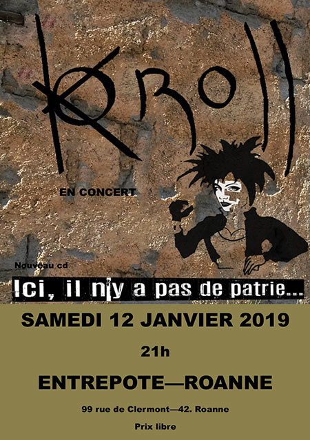 KOROLL en concert @ ENTREPOTE le 12 janvier 2019 à Roanne (42)