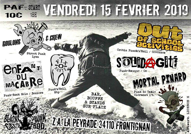 Concert Punk le 15 février 2019 à Frontignan (34)