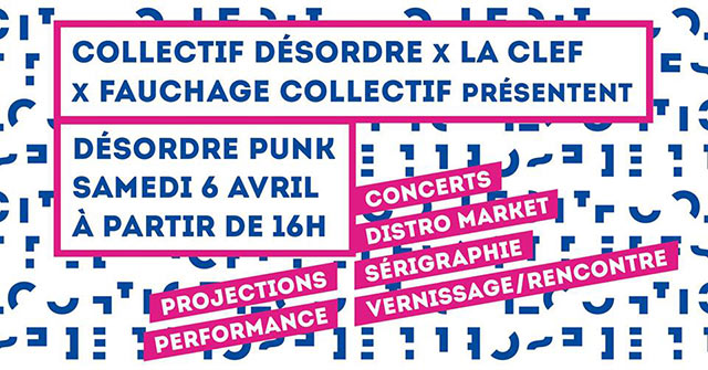 Désordre Punk à la CLEF le 06 avril 2019 à Saint-Germain-en-Laye (78)