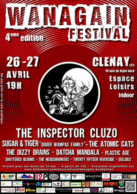 WANAGAIN Fest à l'Espace Loisirs le 26 avril 2019 à Clénay (21)