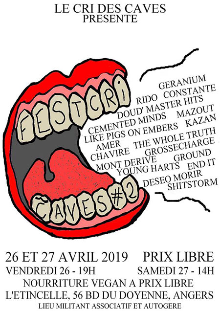 Festcricaves #2 à l'Étincelle le 26 avril 2019 à Angers (49)
