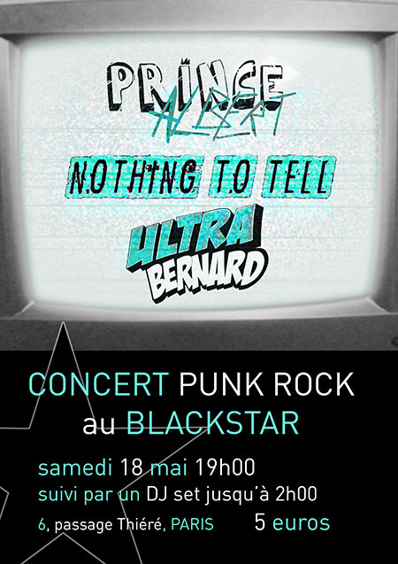 Concert Punk au Blackstar le 18 mai 2019 à Paris (75)