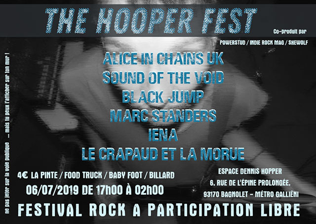 The Hooper Fest à l'Espace Dennis Hopper le 06 juillet 2019 à Bagnolet (93)