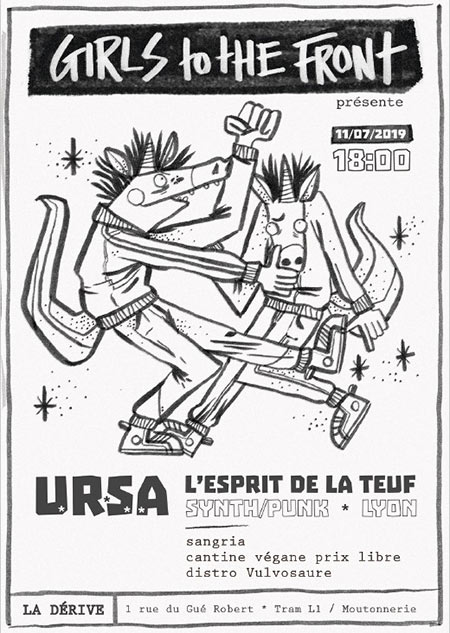 URSA à la Dérive le 11 juillet 2019 à Nantes (44)