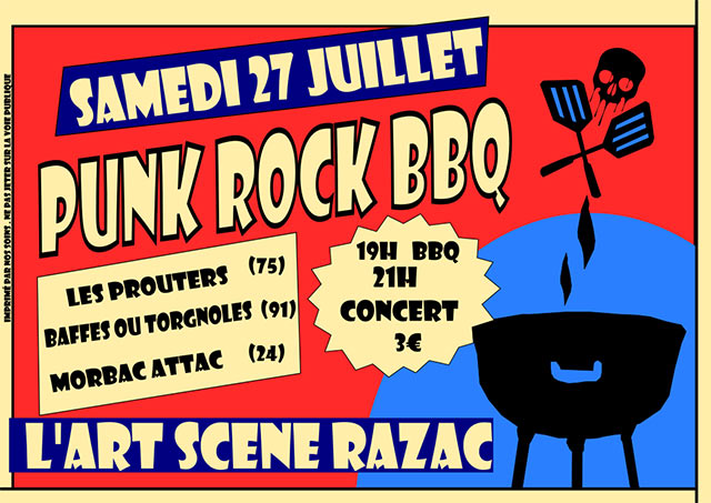 Punk Rock BBQ à l'Art Scène le 27 juillet 2019 à Razac-sur-l'Isle (24)