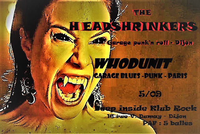 Whodunit + The Headshrinkers le 05 septembre 2019 à Dijon (21)
