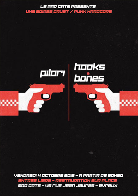 Pilori & Hooks And Bones le 04 octobre 2019 à Evreux (27)