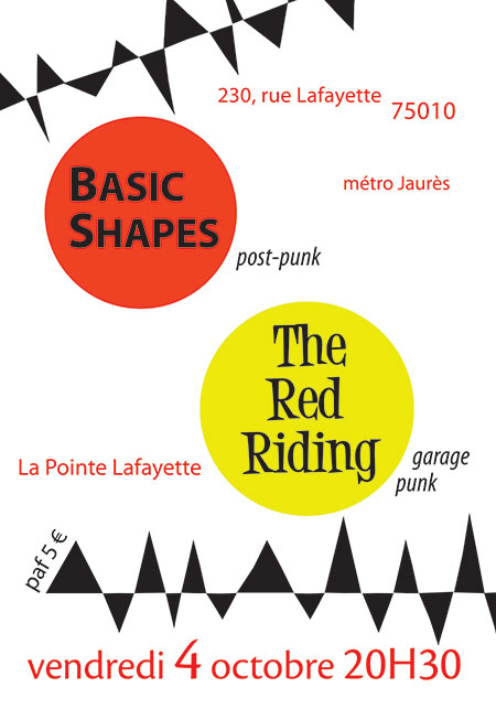 The Red Riding & Basic Shapes à la Pointe Lafayette le 04 octobre 2019 à Paris (75)