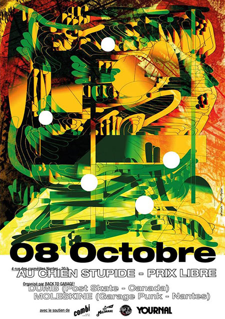 Dumb + Moleskine au Chien Stupide le 08 octobre 2019 à Nantes (44)