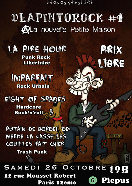 D'LA PINTOROCK #4 le 26 octobre 2019 à Paris (75)