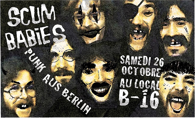 Scum Babies le 26 octobre 2019 à Bessèges (30)