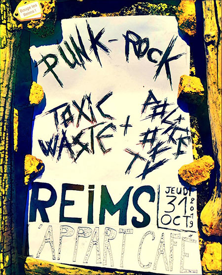 Concert Punk Rock à l'Appart Café le 31 octobre 2019 à Reims (51)