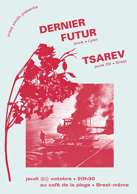 Dernier Futur + Tsarev au Café de la Plage le 31 octobre 2019 à Brest (29)