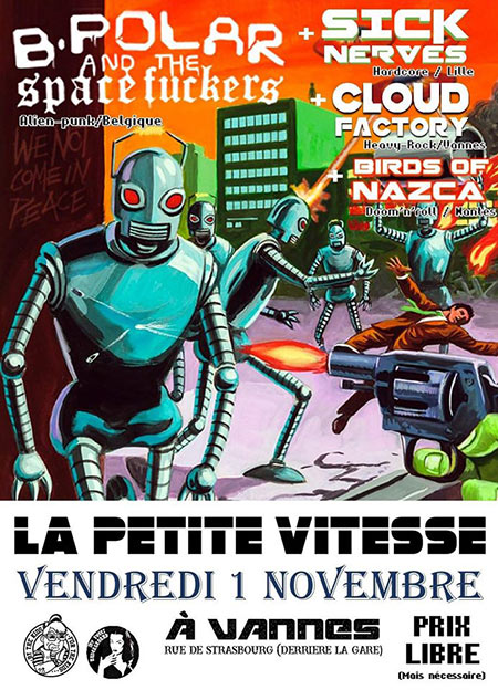 Concert à la Petite Vitesse le 01 novembre 2019 à Vannes (56)