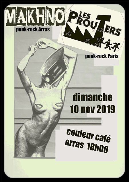 Makhno + Les Prouters au Couleur Café le 10 novembre 2019 à Arras (62)