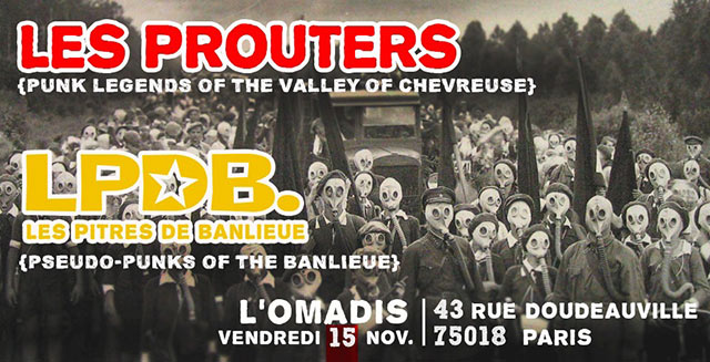 Les Prouters + LPDB à l'Omadis le 15 novembre 2019 à Paris (75)