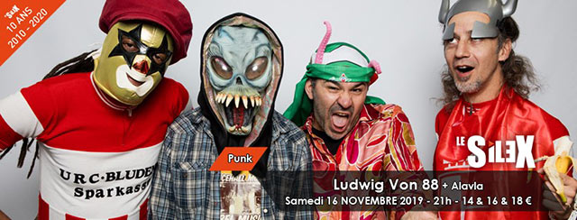 Ludwig von 88 + Alavla au Silex le 16 novembre 2019 à Auxerre (89)