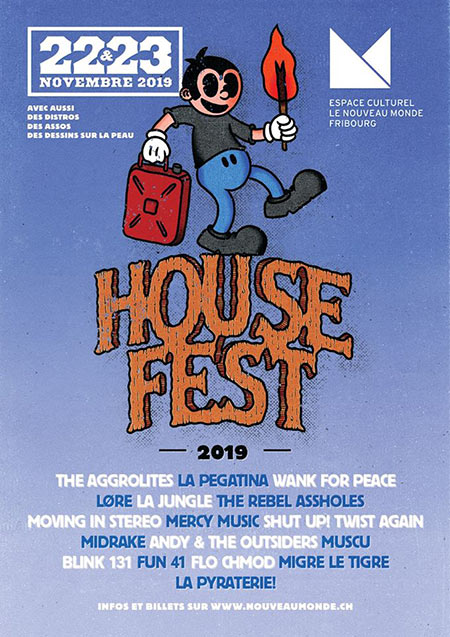 House Fest 2 au Nouveau Monde le 22 novembre 2019 à Fribourg (CH)