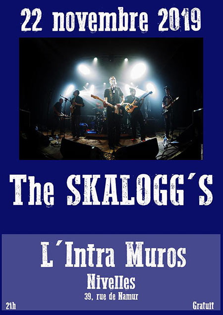 The Skalogg's à l'Intra-Muros le 22 novembre 2019 à Nivelles (BE)