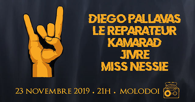 Concert Punk Rock Garage au Molodoï le 23 novembre 2019 à Strasbourg (67)