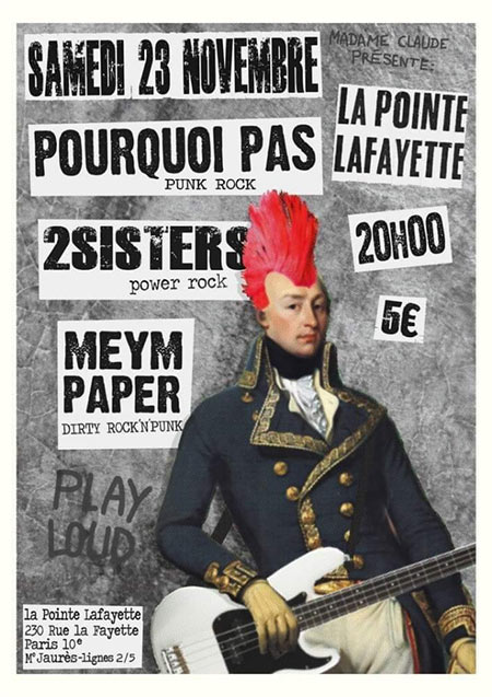 Pourquoi Pas, 2sisters, Meym Papert à la Pointe Lafayette le 23 novembre 2019 à Paris (75)