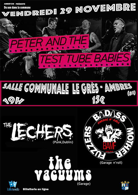 Peter and the Test Tube Babies le 29 novembre 2019 à Ambres (81)