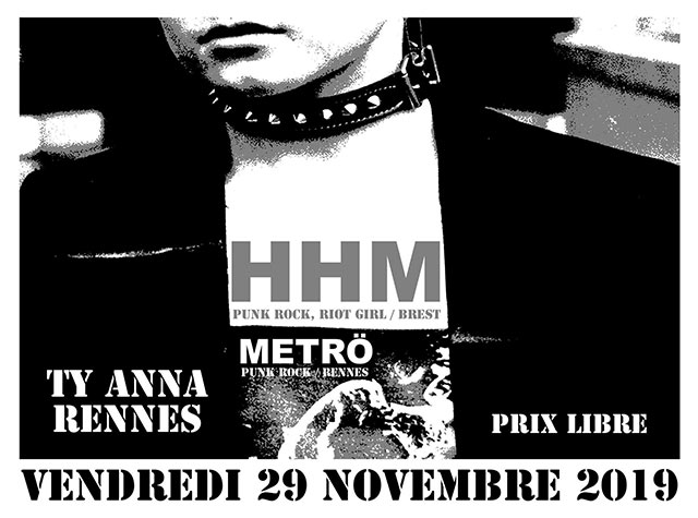 HHM + Metrö au Ty Anna le 29 novembre 2019 à Rennes (35)