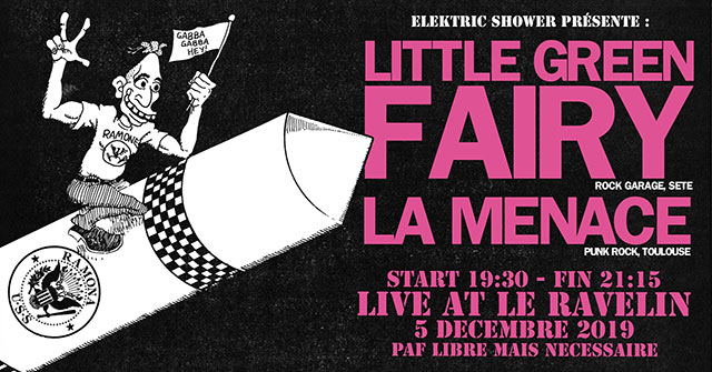 Little Green Fairy + La Menace au bar Le Ravelin le 05 décembre 2019 à Toulouse (31)