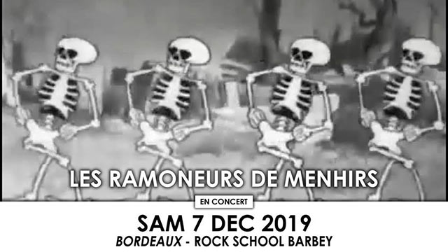 Les Ramoneurs de Menhirs+Les Sales Majestés @ Rock School Barbey le 07 décembre 2019 à Bordeaux (33)