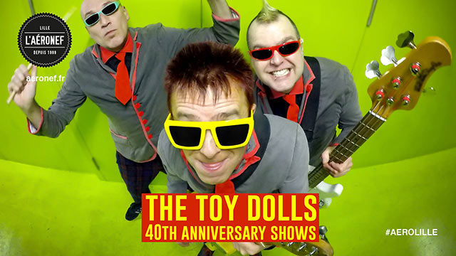 The Toy Dolls + The Hoodoo-Tones à l'Aéronef le 12 décembre 2019 à Lille (59)