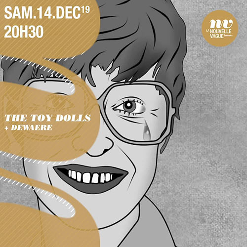 The Toy Dolls + Dewaere à la Nouvelle Vague le 14 décembre 2019 à Saint-Malo (35)