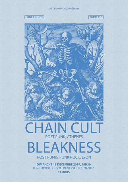 Chain Cult + Bleakness à Lune Froide le 15 décembre 2019 à Nantes (44)