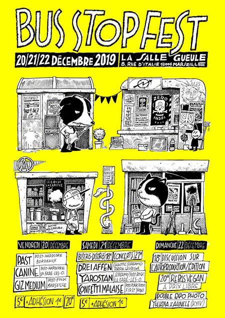 Bus Stop Fest à la Salle Gueule le 20 décembre 2019 à Marseille (13)