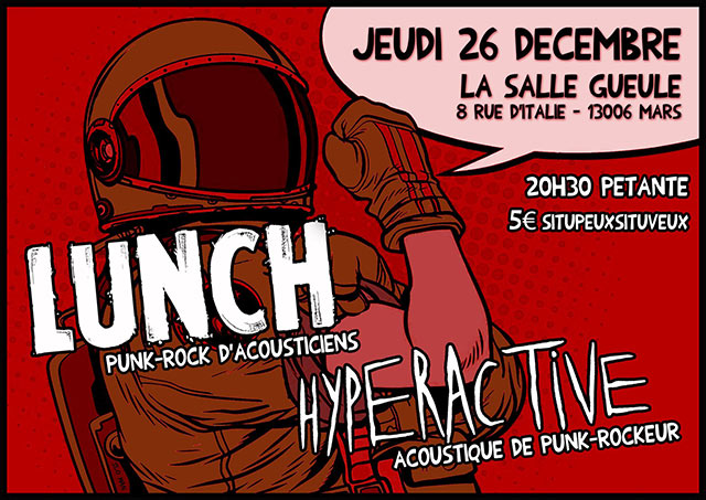 Lunch + Hyperactive à la Salle Gueule le 26 décembre 2019 à Marseille (13)
