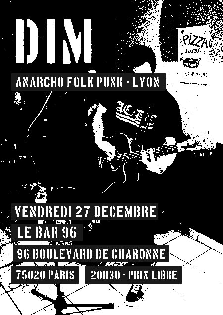 Concert au bar Le 96 le 27 décembre 2019 à Paris (75)