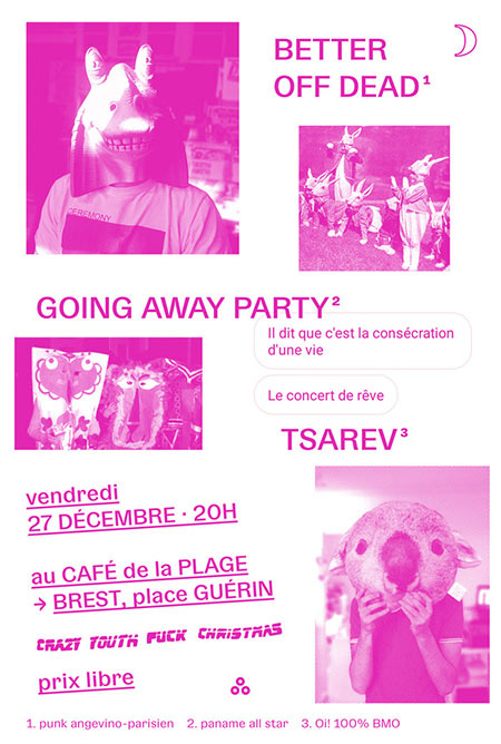 Concert Punk au Café de la Plage le 27 décembre 2019 à Brest (29)