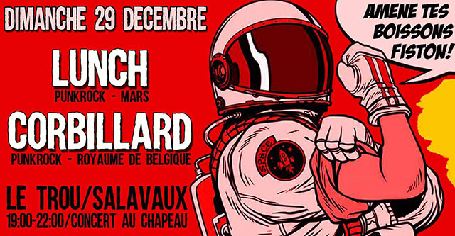 Lunch + Corbillard au Trou le 29 décembre 2019 à Salavaux (CH)