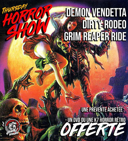Thursday Horror Show #1 à la Scène Michelet le 09 janvier 2020 à Nantes (44)