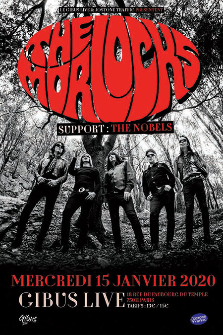 The Morlocks + The Nobels au Gibus Live le 15 janvier 2020 à Paris (75)