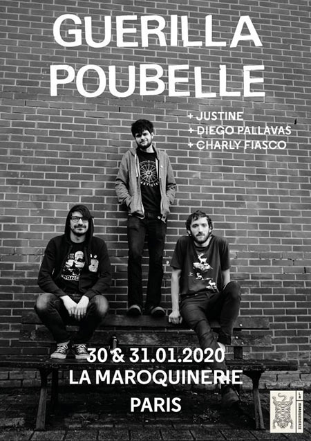 Guerilla Poubelle à la Maroquinerie le 30 janvier 2020 à Paris (75)