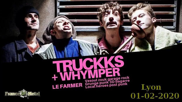 Truckks + Whymper au Farmer le 01 février 2020 à Lyon (69)