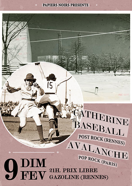Catherine Baseball, Avalanche | Gazoline le 09 février 2020 à Rennes (35)